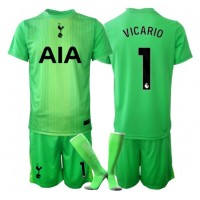 Stroje piłkarskie Tottenham Hotspur Guglielmo Vicario #1 Bramkarskie Koszulka Podstawowej dla dzieci 2025-26 Krótki Rękaw (+ szorty)